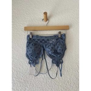 Anemone Lace Bra Blue Size S